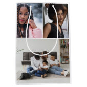 Ontwerp je eigen 3 fotocollage medium cadeauzakje (Voorkant)