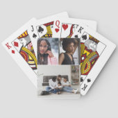 Ontwerp je eigen 3 fotocollage pokerkaarten (Achterkant)