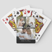 Ontwerp je eigen 3 fotocollage pokerkaarten (Achterkant)