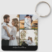 Ontwerp je eigen 3 fotocollage sleutelhanger (Achterkant)