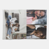 Ontwerp je eigen 3 fotocollage theedoek (Horizontaal)