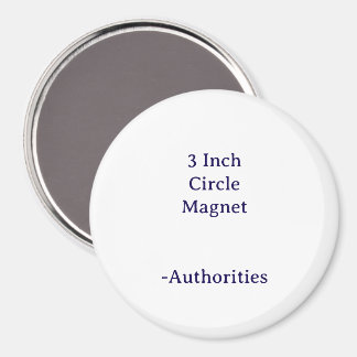 Ontwerp Je Eigen 3 Inch Cirkelmagneet Magneet