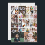 Ontwerp Je Eigen 40 Foto Collage Kaart<br><div class="desc">Personaliseer je fotografie. Je kunt dit aangepaste product maken voor speciale gelegenheden zoals huwelijken,  verjaardagen,  Kerstmis,  Feestdagen,  Herdenkingen,  Afstuderen,  Jubileum en meer. Het kan ook worden gegeven als cadeau aan je beste vriend,  goede vriend,  familie en verwanten.</div>