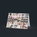 Ontwerp Je Eigen 40 Foto Collage Kaart<br><div class="desc">Personaliseer je fotografie. Je kunt dit aangepaste product maken voor speciale gelegenheden zoals huwelijken,  verjaardagen,  Kerstmis,  Feestdagen,  Herdenkingen,  Afstudeerdagen,  Jubilea en meer. Het kan ook worden gegeven als een cadeau aan je beste vriend,  goede vriend,  familie en verwanten.</div>