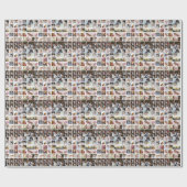 Ontwerp je eigen 40 fotocollage cadeaupapier (Vlak)