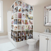 Ontwerp je eigen 40 fotocollage douchegordijn (In situ)
