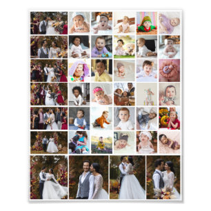 Ontwerp je eigen 40 fotocollage foto afdruk