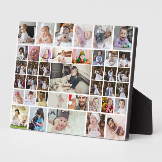 Ontwerp je eigen 40 fotocollage fotoplaat (Zijkant)