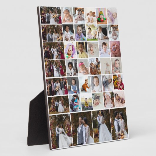 Ontwerp je eigen 40 fotocollage fotoplaat (Zijkant)