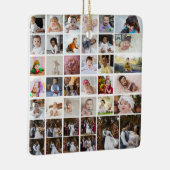 Ontwerp je eigen 40 fotocollage keramisch ornament (Rechts)