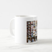 Ontwerp je eigen 40 fotocollage koffiemok (Voorkant links)