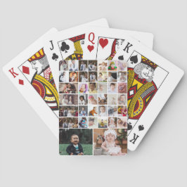 Ontwerp je eigen 40 fotocollage pokerkaarten