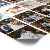 Ontwerp je eigen 40 fotocollage poster (Hoek)