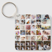 Ontwerp je eigen 40 fotocollage sleutelhanger (Voorkant)
