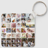 Ontwerp je eigen 40 fotocollage sleutelhanger (Achterkant)