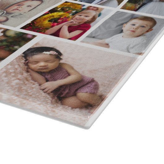 Ontwerp je eigen 40 fotocollage snijplank (Hoek)