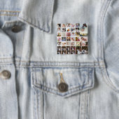 Ontwerp je eigen 40 fotocollage vierkante button 5,1 cm (In situ)