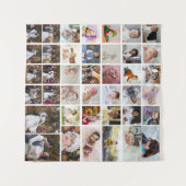 Ontwerp je eigen 40 fotocollage wandkleed (Voorkant (horizontaal))