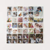 Ontwerp je eigen 40 fotocollage wandkleed (Voorkant)