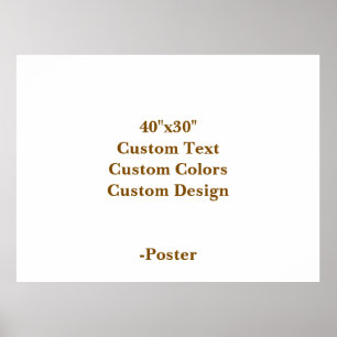 Ontwerp je eigen 40"x30" matte poster