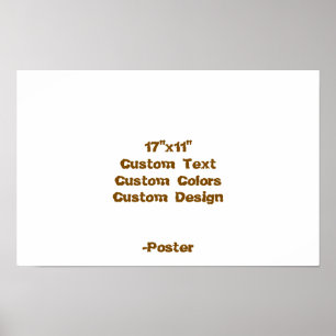 Ontwerp Je Eigen 43x28cm Mat Poster