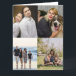 Ontwerp je eigen 4 familiefoto collage  kaart<br><div class="desc">Ontwerp je eigen 4 familiefoto collagekaart</div>