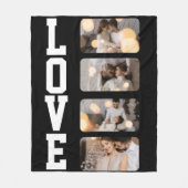 Ontwerp Je Eigen 4 Foto Collage Fleece Deken (Voorkant)