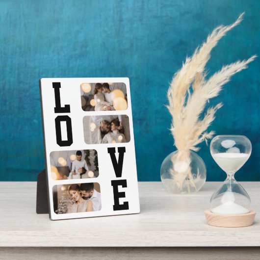 Ontwerp Je Eigen 4 Foto Collage Fotoplaat (Zijkant)