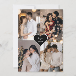 Ontwerp je eigen 4 foto collage kaart