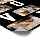 Ontwerp Je Eigen 4 Foto Collage Poster (Hoek)