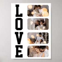 Ontwerp Je Eigen 4 Foto Collage Poster