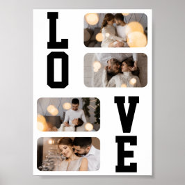 Ontwerp Je Eigen 4 Foto Collage Poster