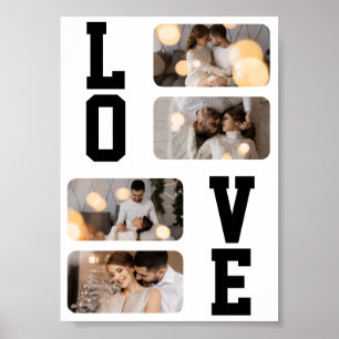 Ontwerp Je Eigen 4 Foto Collage Poster