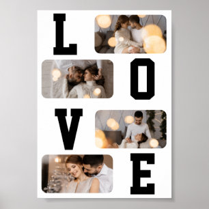 Ontwerp Je Eigen 4 Foto Collage Poster