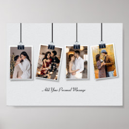 Ontwerp Je Eigen 4 Foto Collage Poster