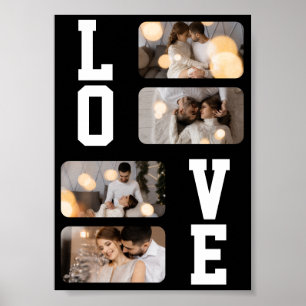 Ontwerp Je Eigen 4 Foto Collage Poster