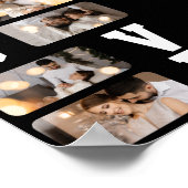 Ontwerp Je Eigen 4 Foto Collage Poster (Hoek)
