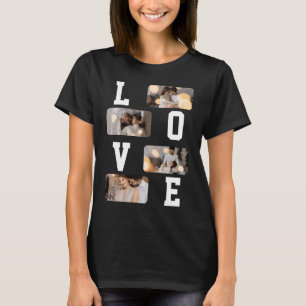 Ontwerp Je Eigen 4 Foto Collage T-shirt