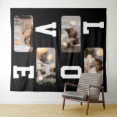 Ontwerp Je Eigen 4 Foto Collage Wandkleed (In Situ (horizontaal))