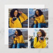 Ontwerp je eigen 4 fotocollage (Voorkant / Achterkant)