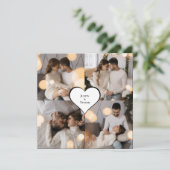 Ontwerp je eigen 4 fotocollage aankondiging (Staand voorkant)