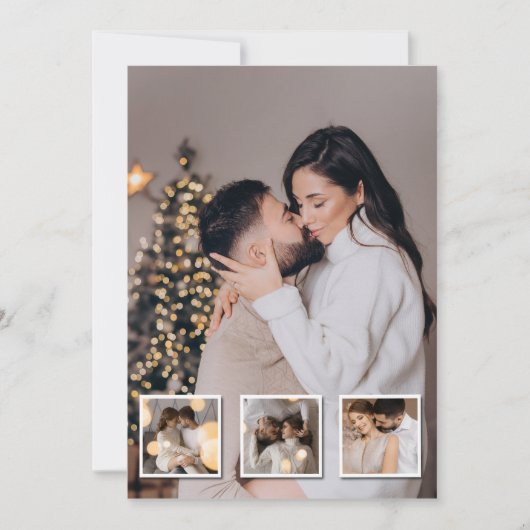 Ontwerp je eigen 4 fotocollage aankondiging (Voorkant)