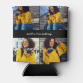 Ontwerp je eigen 4 fotocollage blikjeskoeler (Voorkant)