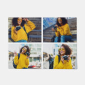 Ontwerp je eigen 4 fotocollage deurmat (Voorkant)