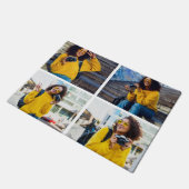 Ontwerp je eigen 4 fotocollage deurmat (Schuin)