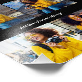 Ontwerp je eigen 4 fotocollage foto afdruk (Hoek)