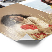 Ontwerp je eigen 4 fotocollage foto afdruk (Hoek)