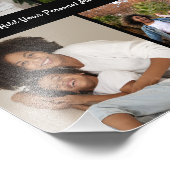 Ontwerp je eigen 4 fotocollage foto afdruk (Hoek)