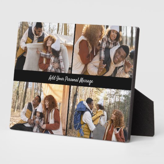 Ontwerp je eigen 4 fotocollage fotoplaat (Zijkant)