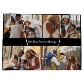 Ontwerp je eigen 4 fotocollage groot cadeauzakje (Achterkant)